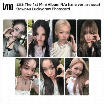 IZNA The 1st Mini Album N/a Ktown4u Lucky Draw Photocard KPOP K
