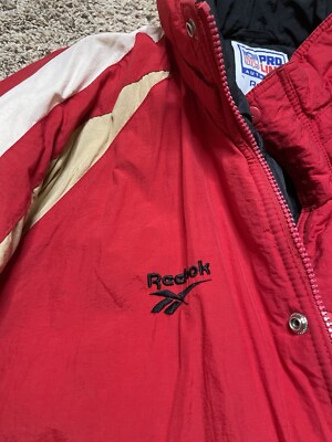 Vintage 90's San Francisco 49ers Reebok NFL Pro Line Jacket Size