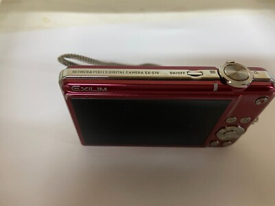 CASIO EXILIM DIGITAL CAMERA MODEL EX-S10 - 10.1 MEGAL PIXEL -RED