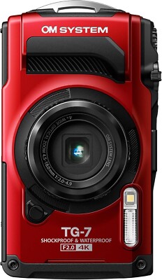 Olympus OM SYSTEM Tough TG-7 Digital Camera Red W/Box | eBay