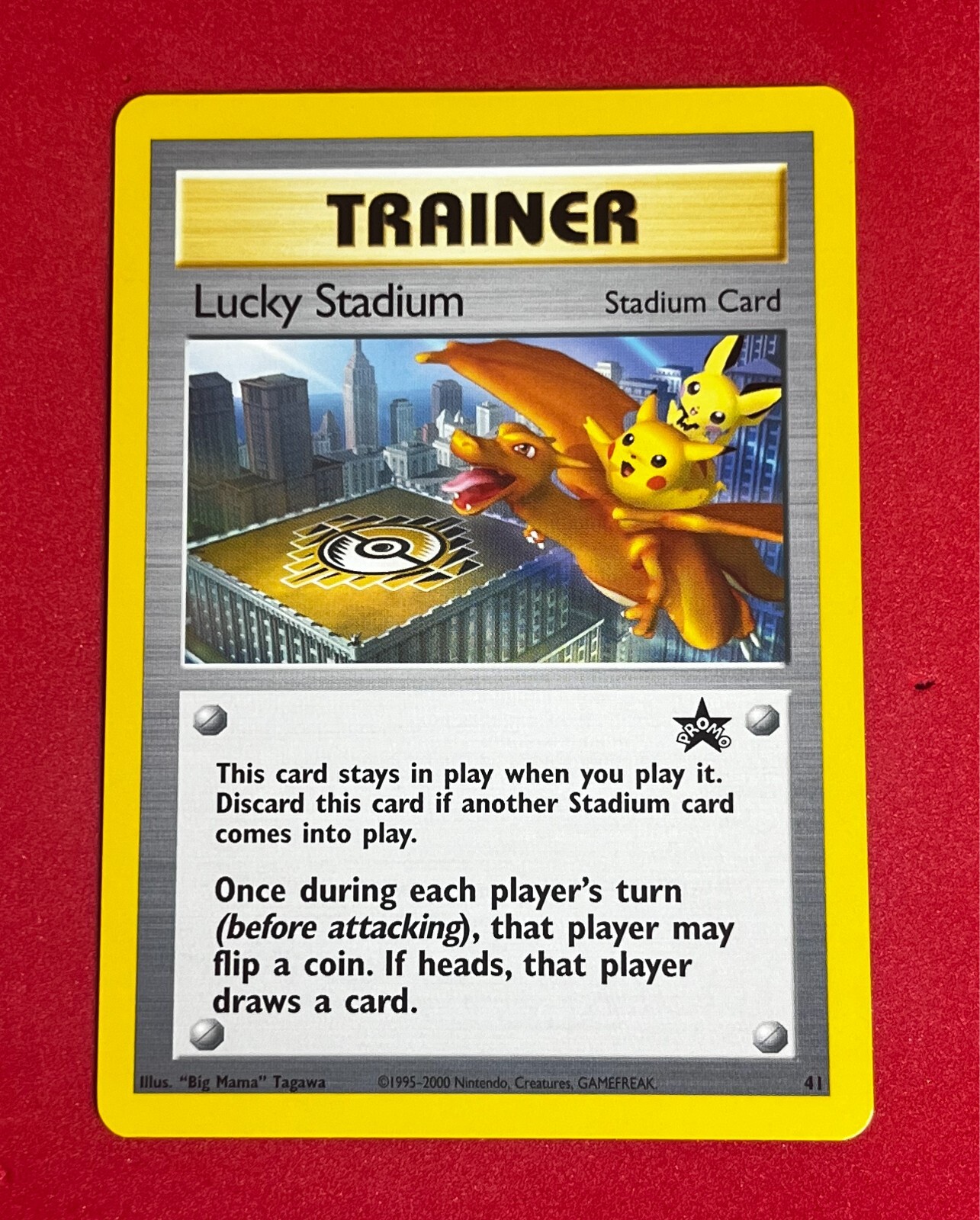 Lucky Stadium 2001 Wizards Black Star Promo #41 New York Pokemon