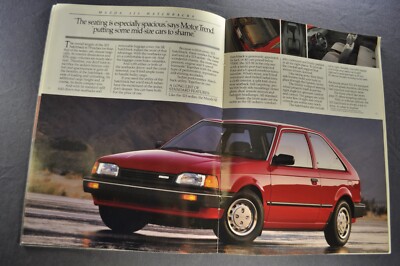 1988 Mazda 323 Catalog Brochure LX SE GT Sedan Hatchback Excellent