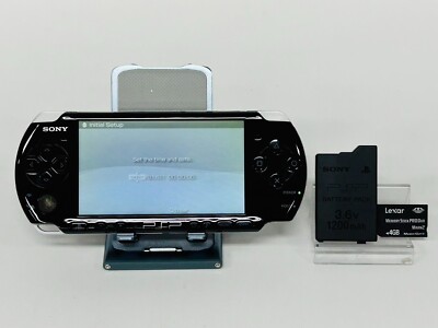 PSP3000 ブラック + メモリースティック4GB バッテリー交換済み