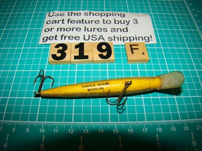 V0319 F HEDDON WOOD COBRA FISHING LURE | eBay