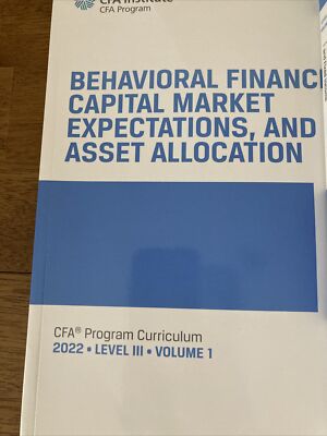 2022 CFA Program Curriculum Level III Complete Set 1-6 NEW