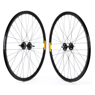 Velocity Deep V Track 700c Wheelset Black Fixed Gear Sealed