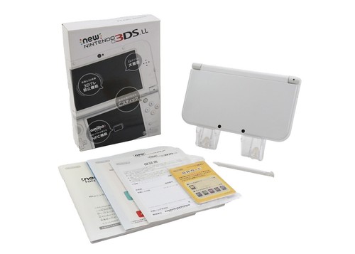 IPS New Nintendo 3DS LL XL Pearl White top Dual IPS LCD JP VG | eBay