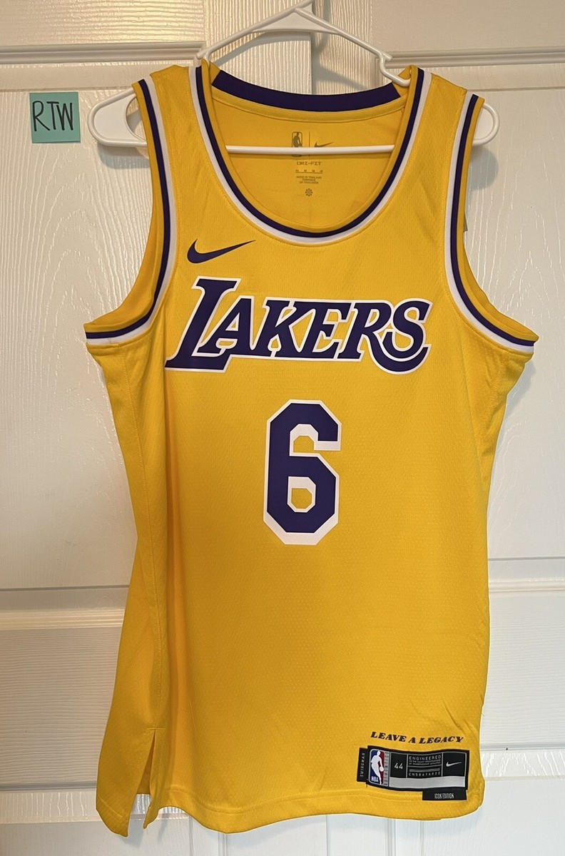 Lakers Lebron James Leave a Legacy Swingman Jersey Icon Edition