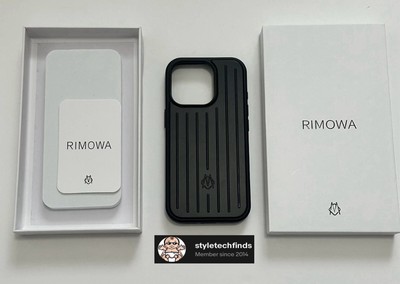 Rimowa Iphone Case Aluminum For Iphone 16 PRO Black ⭐️U.S SELLER