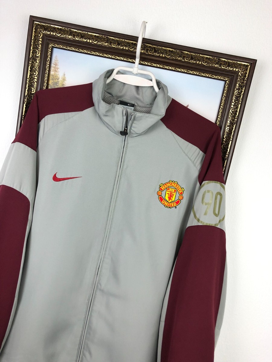 Vintage Nike Total 90 Manchester United Football Jacket Soccer