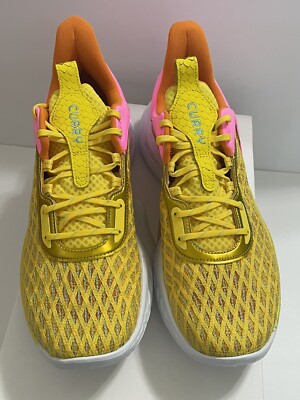 NEW Under Armour UA Curry Flow 9 Sesame Street Big Bird Shoes