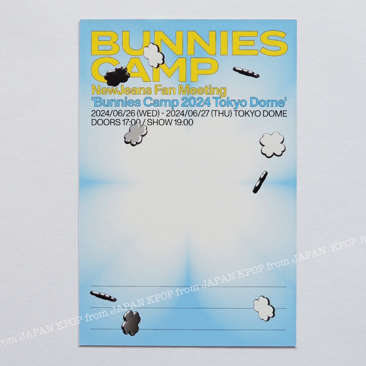 HANNI NewJeans Bunnies Camp 2024 Membership + Premium Card set