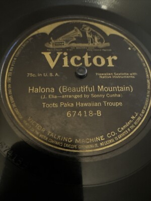 Victor 78 RPM Toots Paka Hawaiian Troupe - Lanihuli 67418 V++ | eBay