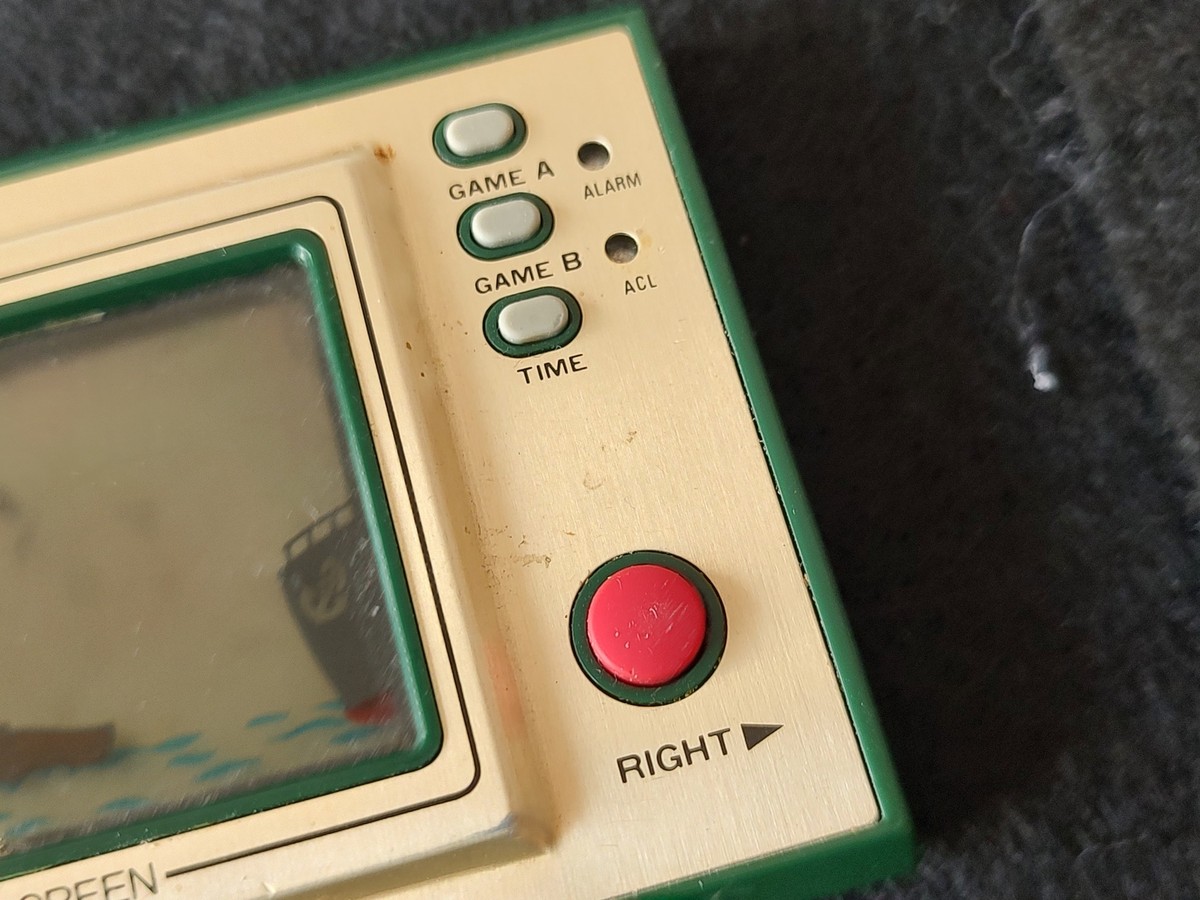 Vintage Nintendo Game & Watch POPEYE Handheld game w/Manual set