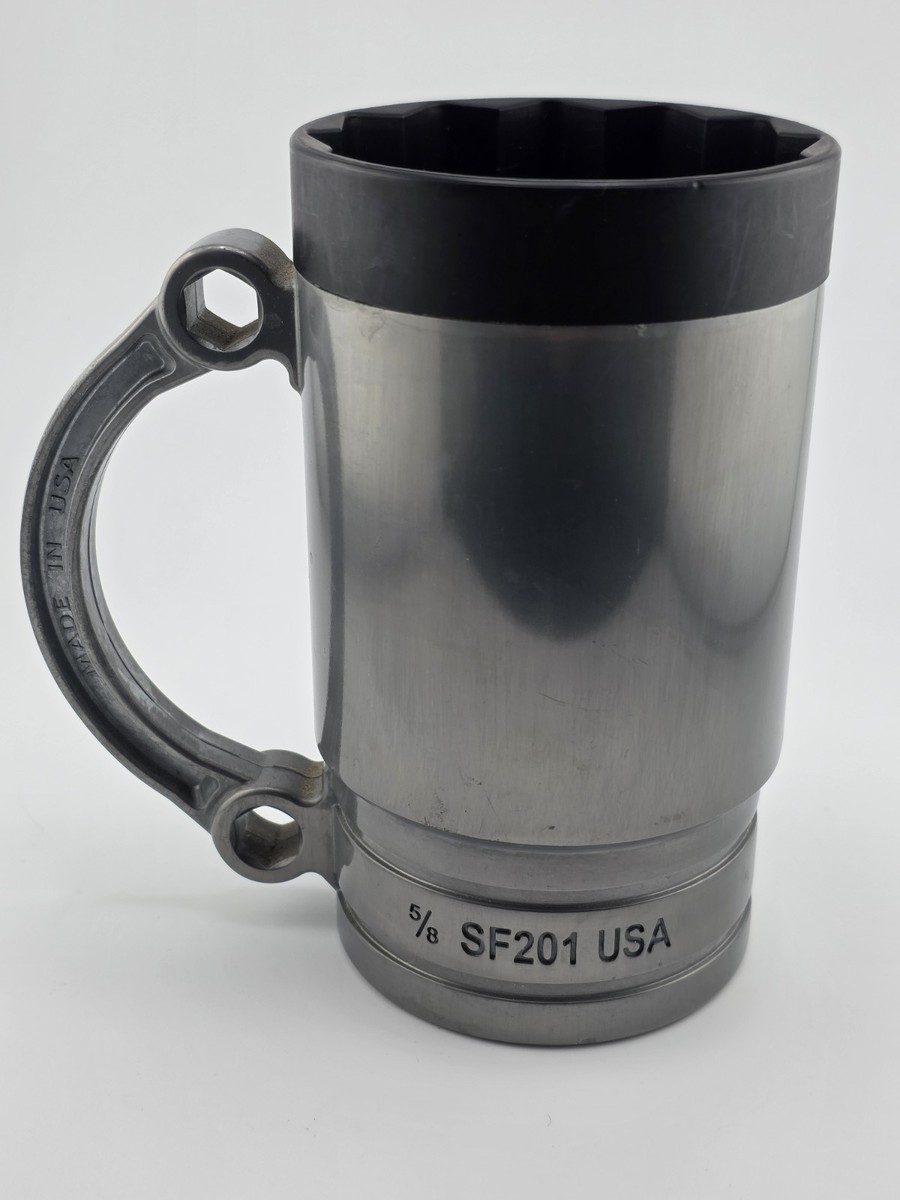 SNAP ON TOOLS 95 Years Metal Mug Coffee Cup 5/8' Socket Stein