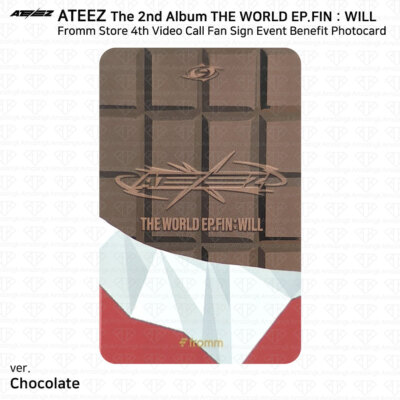 ATEEZ THE WORLD EP.FIN WILL Fromm Store 4th Video Call Event