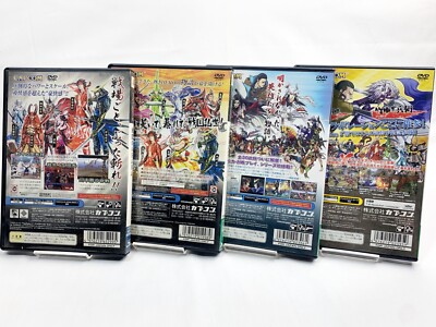 PS2 Sengoku Basara 1 2 Heroes X Cross lot of 4 Capcom Playstation