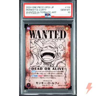 PSA 10 Monkey D. Luffy (SP Alt Art) OP05-119 SEC - ONE PIECE