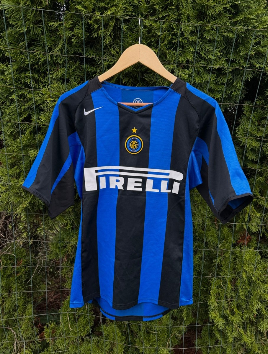 INTER MILAN 2004/2005 TOTAL 90 HOME FOOTBALL SOCCER JERSEY SHIRT