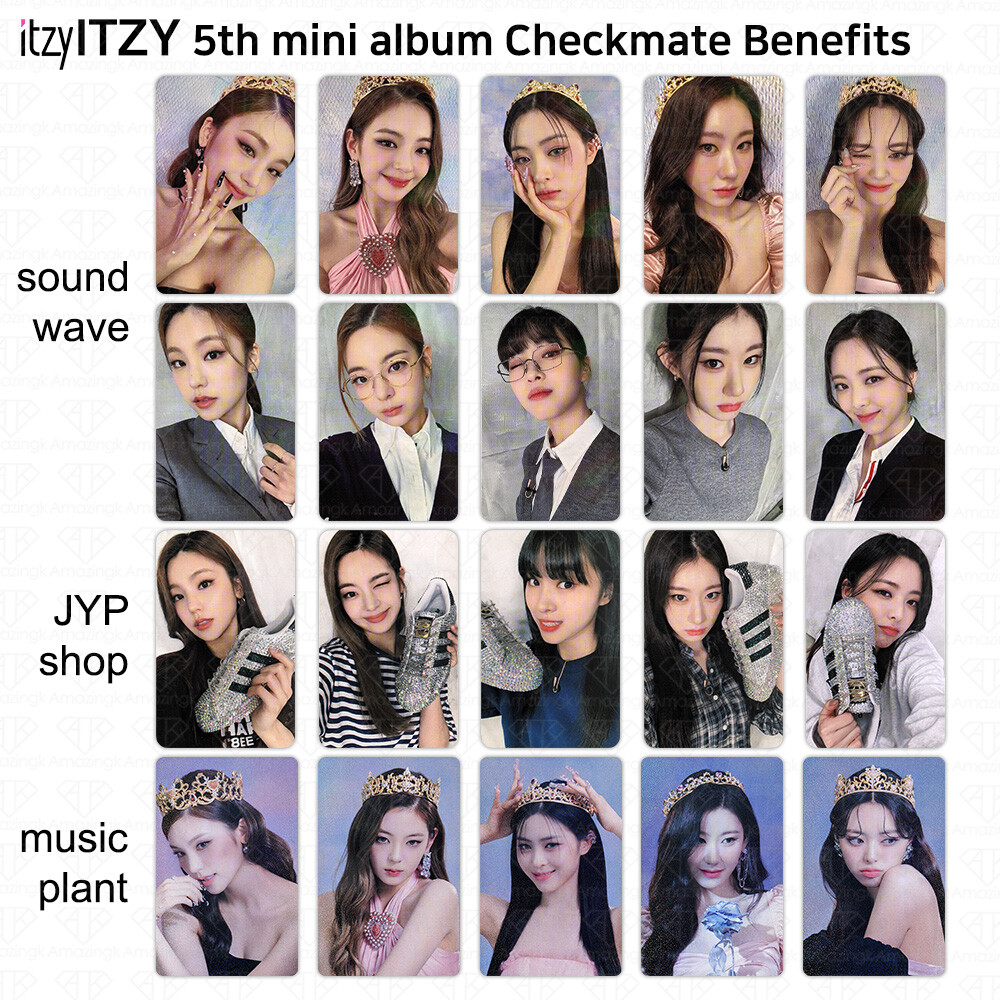 ITZY 5th Mini Album Checkmate Photocard Soundwave JYP Shop Music