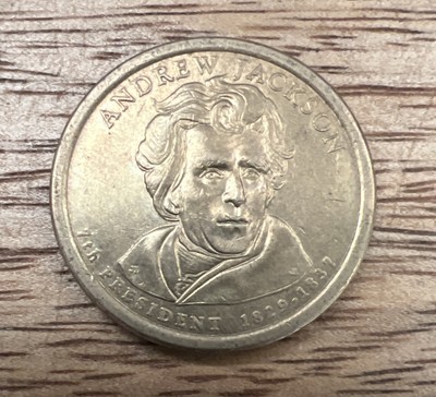 $1 Dollar Coin Andrew Jackson 7th President 1829-1837 USA One