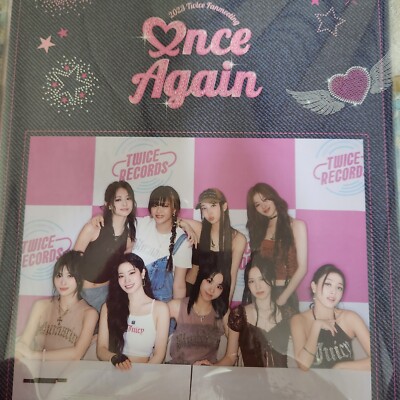 TWICE PHOTOCARD BINDER 2023 FANMEETING ONCE AGAIN popup store