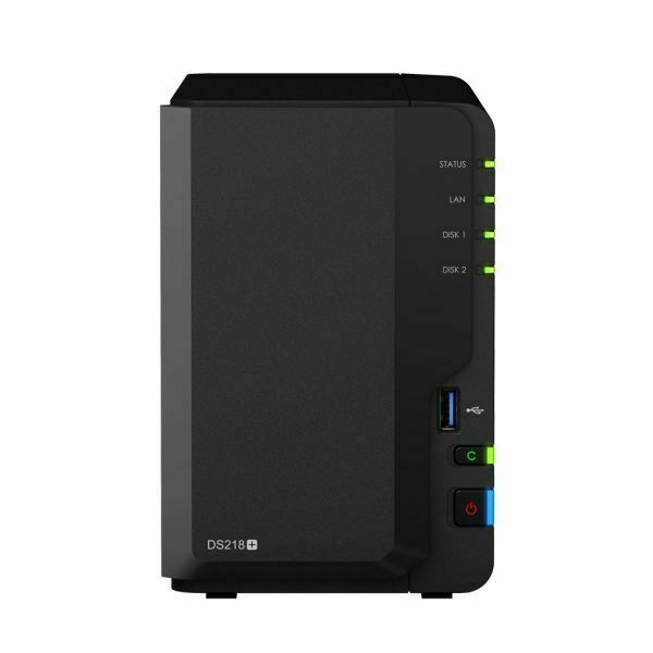 Synology DS218+ DiskStation 24TB NAS server casing 2 Bay for sale