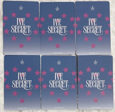 IVE SECRET OSAKA Japan Offline Events Benefit Official Photocard