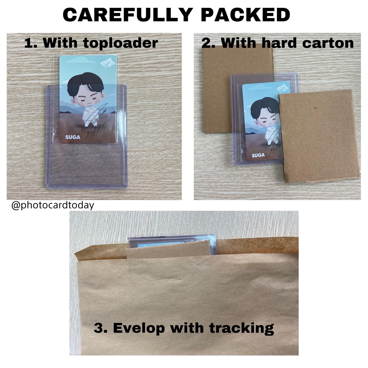 BTS ALBUM PROOF PRE-ORDER POB WEVERSE 3 CUT FILM STRIP OFFICIAL