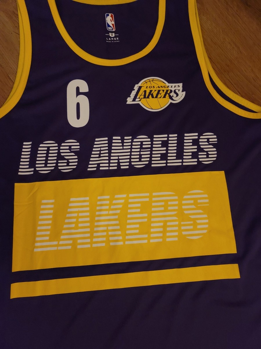 Los Angeles Lakers LeBron James #6 NBA Basketball Jersey Men's