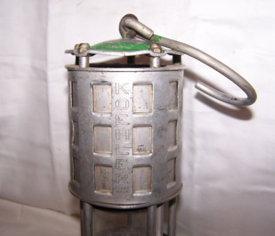 Koehler Permissible Flame Safety Lamp No. 209 WV Coal Miner's