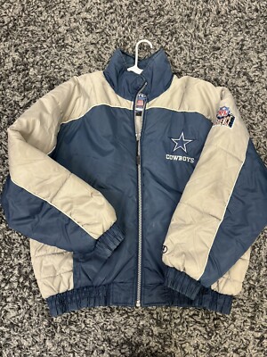 Vintage Retro XL Pro Player Dallas Cowboys NFL Coat Jacket Winter