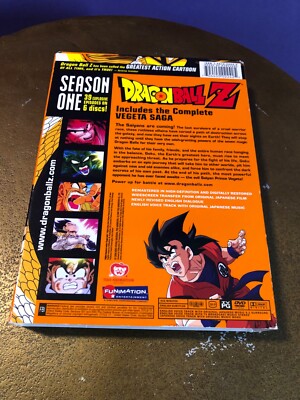 Dragon Ball Z - Season 1 (DVD, 2007, 6-Disc Set, Uncut Remastered