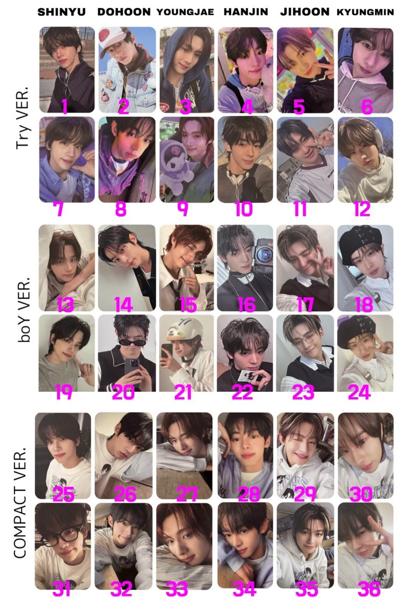 TWS - Try With Us Album Official Original PHOTO CARD PHOTOCARD