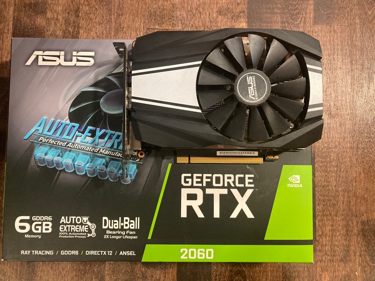 ASUS PH-RTX2060-6G 192bit GDDR6 Phoenix GeForce Graphics Card