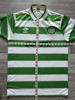 Umbro Celtic Home Football Shirt Soccer Jersey 1985/1987 Mens Size