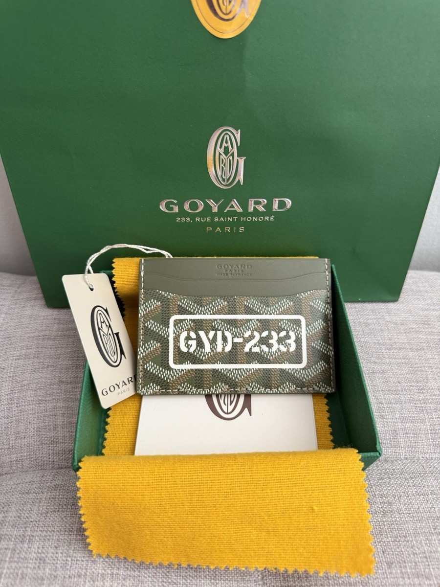 Goyard Khaki Saint-Sulpice Card Holder Khaki 2025 Limited Edition