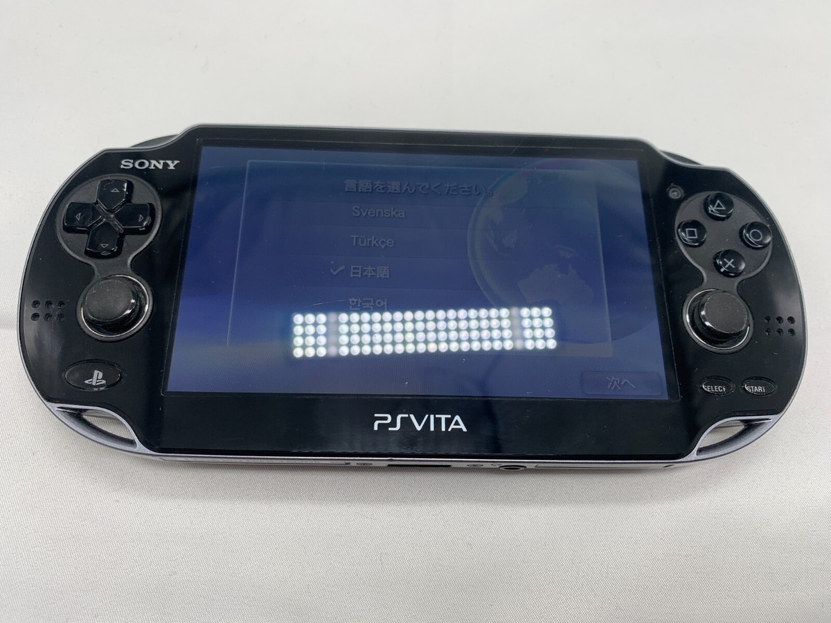 SONY PlayStation PS Vita PCH-1000 ZA01 Crystal Black Wi-Fi model