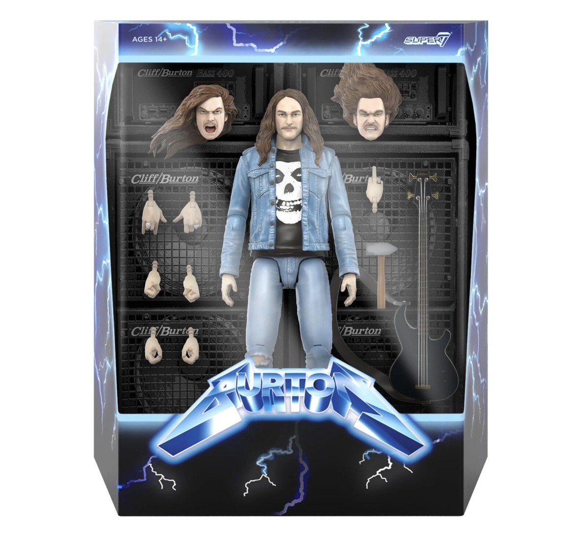 Metallica Cliff Burton Super 7 Ultimates 7-Inch Action Figure | eBay