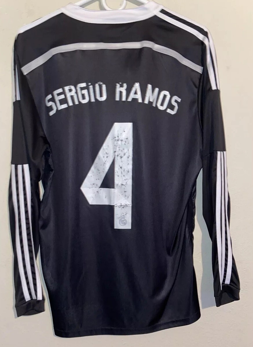 Real Madrid Jersey Adidas Soccer Football 2014 2015 Sergio Ramos