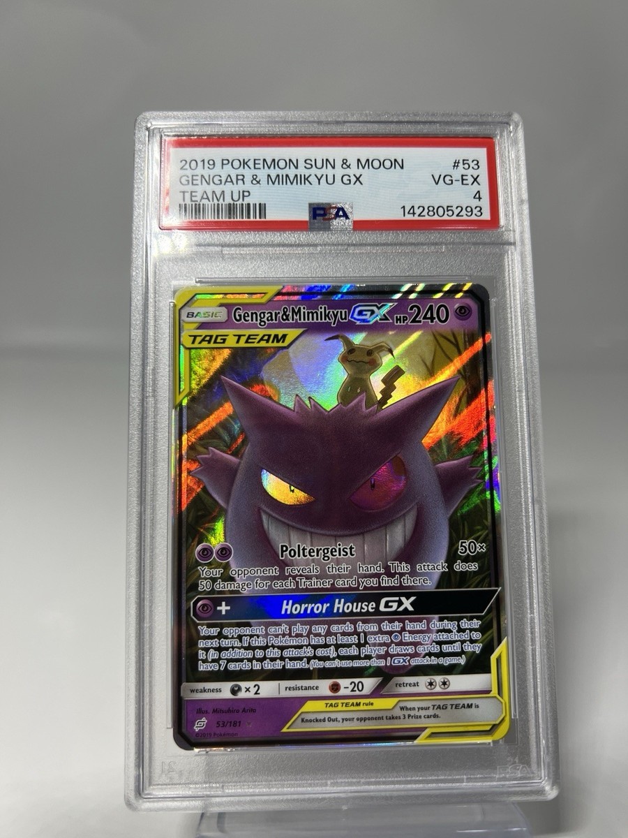 Gengar & Mimikyu GX 53/181 Sm-Team Up Holo for sale online | eBay