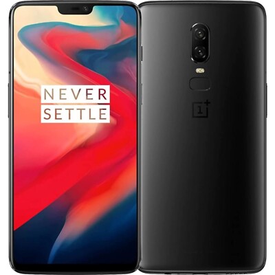 OnePlus 6 4G Midnight Black 256GB + 8GB Dual-SIM Factory Unlocked