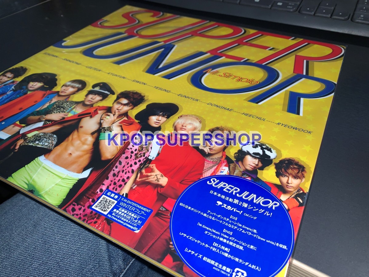 Super Junior Single Album Mr. Simple CD DVD Japan Version New
