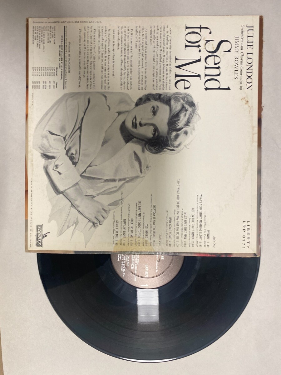 稀少UKオリジナル1st Send For Me JulieLondonレコード 【公式通販】