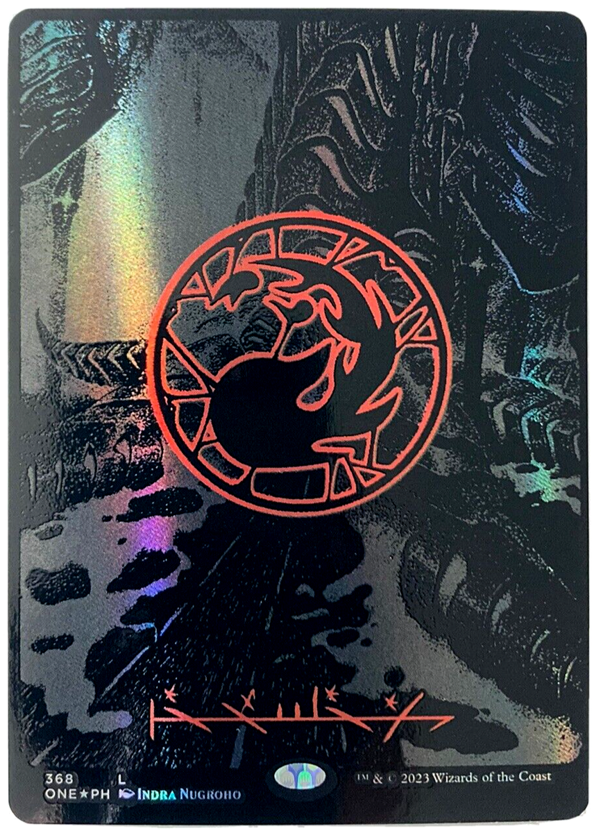 MTG Mountain 368 Phyrexia: All Will Be One OIL SLICK FOIL, Pack