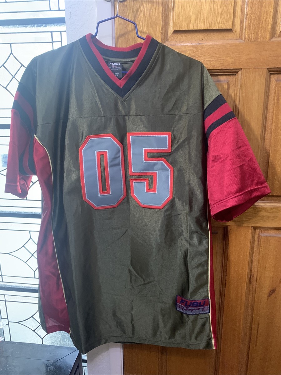 VINTAGE MENS OFFICIAL FUBU COLLECTION 05 JERSEY 1992 SZ XL Green