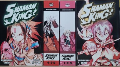 Shaman King English Manga 3-in-1 Vol 1-12 Brand New Kodansha