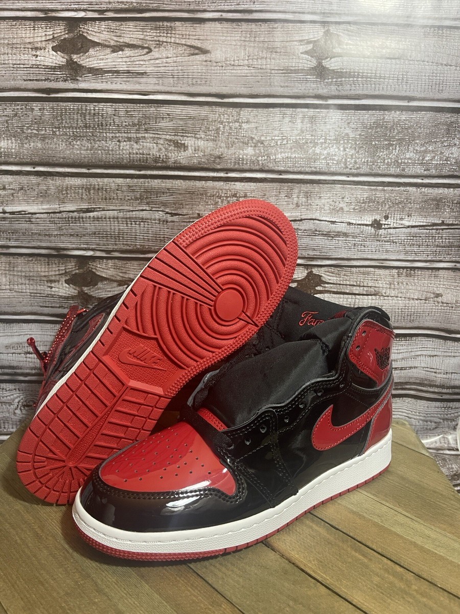 Nike Air Jordan 1 Retro High OG Patent Bred Banned AQ2664-063 Size