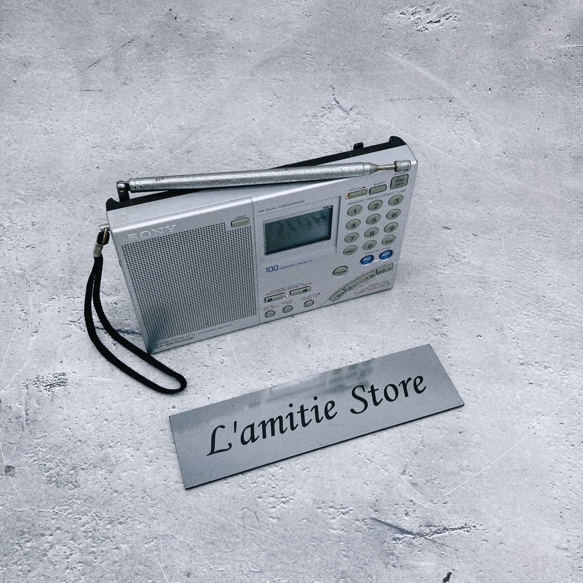 Sony ICF-SW7600GR World Band Receiver AM/FM/SW/SSB Radio ICF SW