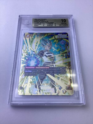 Fusion World - Vegeta - Top 64 Prize Card - FB02-133 - BGS 10 | eBay